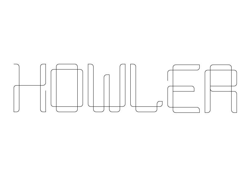 Howler font